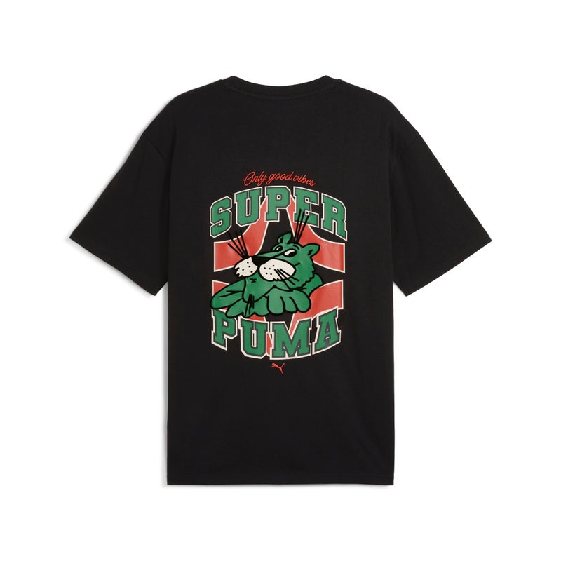 بوما تيشرت فضفاض للرجال من تشكيلة GRAPHICS Super PUMA - Image 5